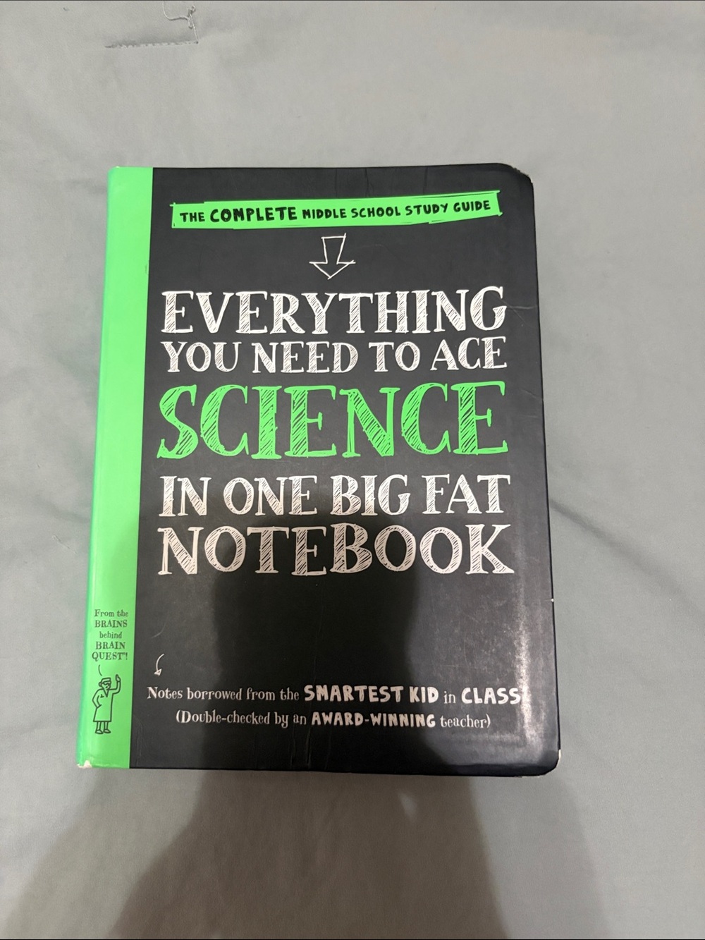 Brain Quest Big Fat Notebook - Black & Bright Green